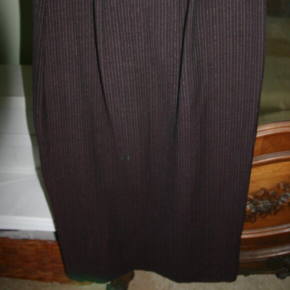 Eileen Fisher wool/rayon maxi pencil skirt, wraparound - Picture 6 of 7